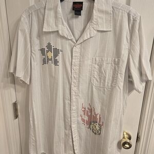 Stranger Things Button Down Short